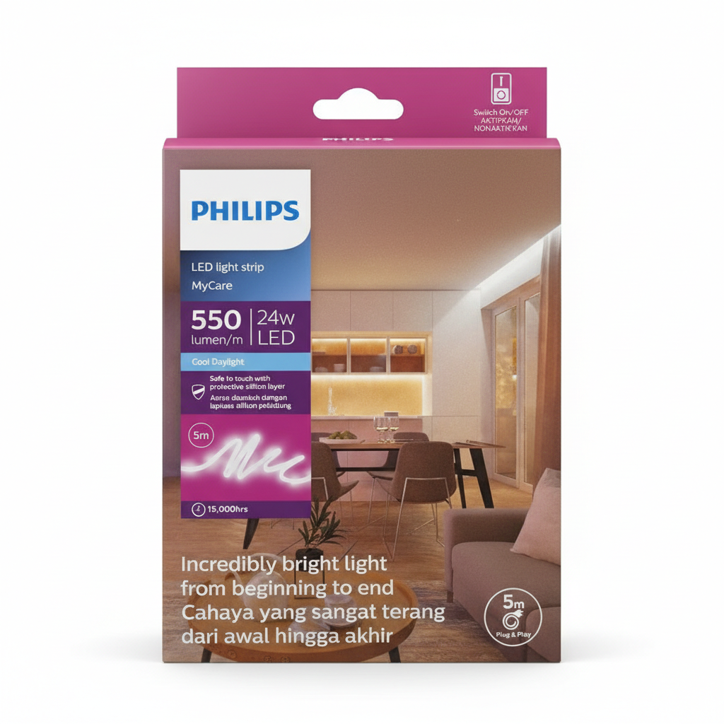 Led Strip Philips MyCare 5m Cool Daylight 24v