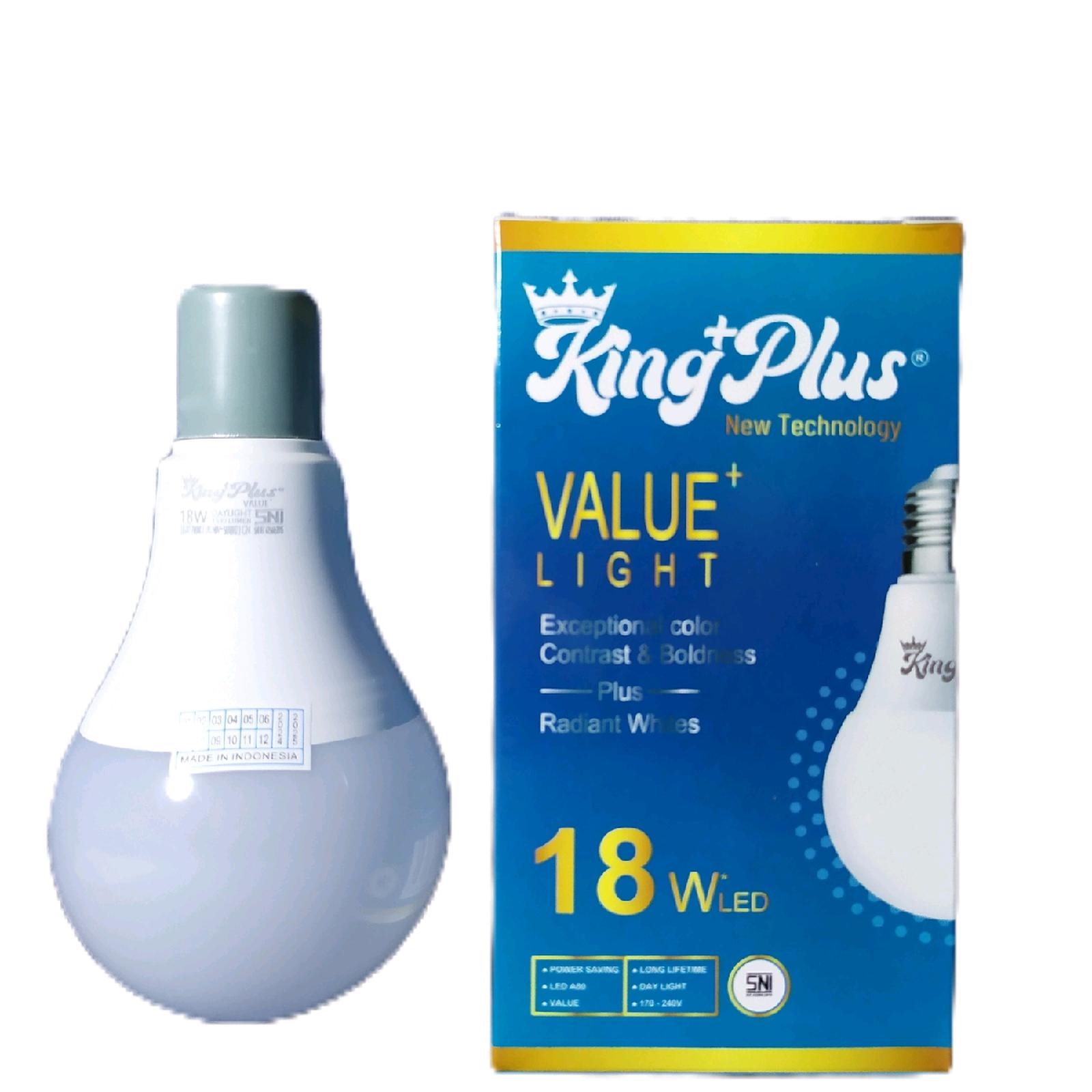 Led King Plus Value+ A-Bulb 18w 7000K