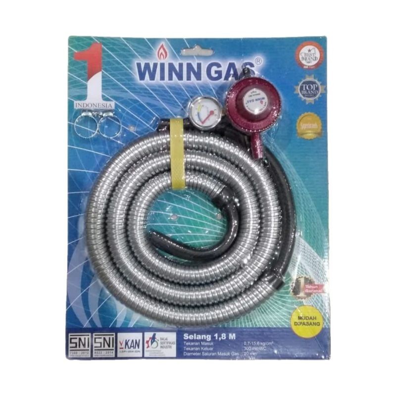 Regulator + Selang Winn Gas W 18