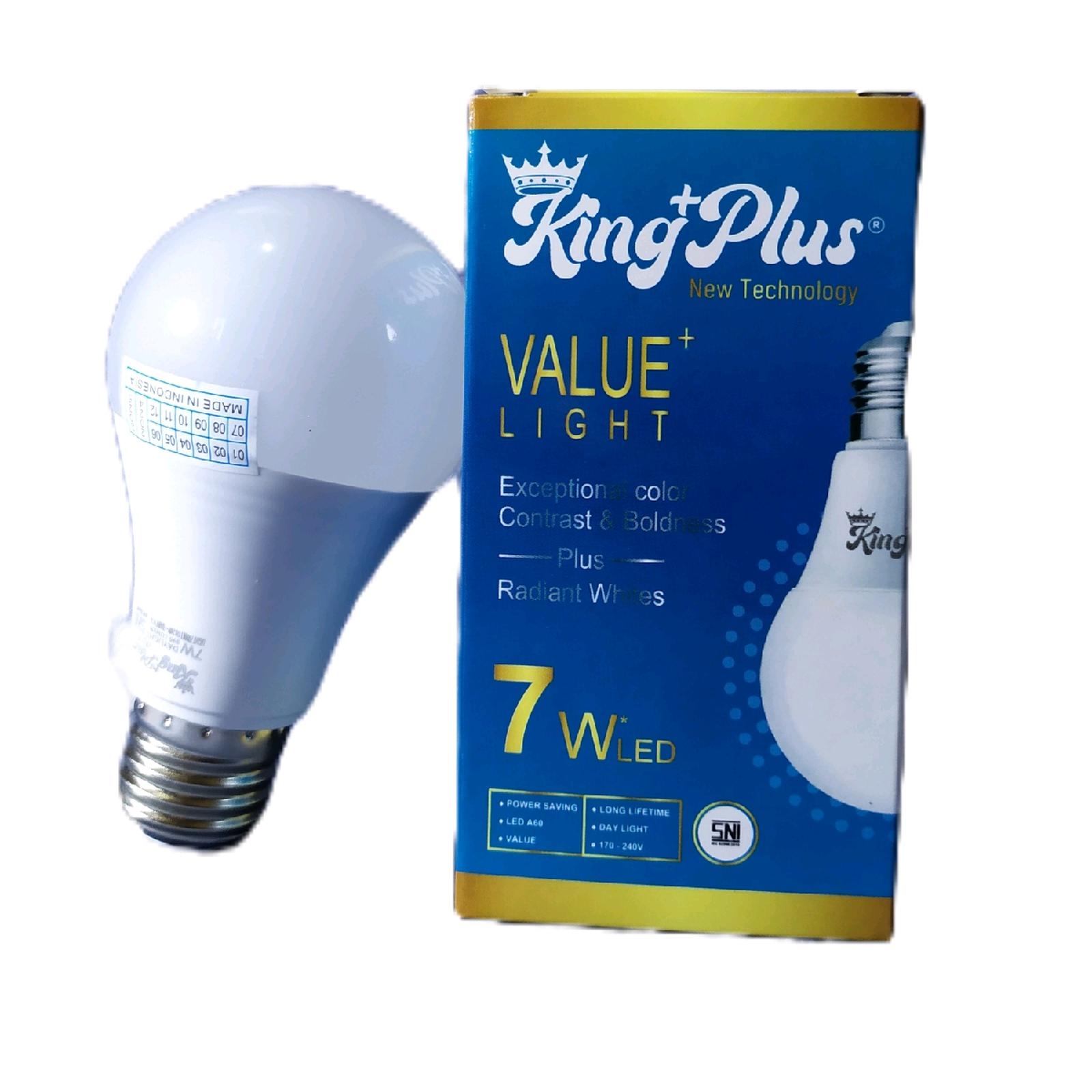 Led King Plus Value+ A-Bulb 7w 7000K