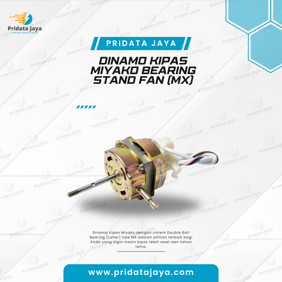 Dinamo Kipas Miyako Bearing Stand Fan (MX)