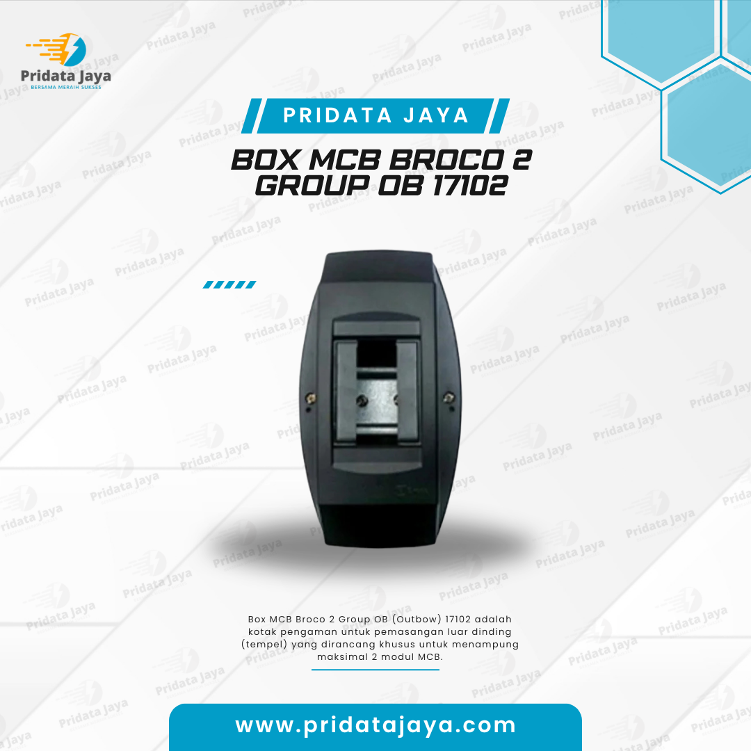 Box MCB Broco 2 Group OB 17102