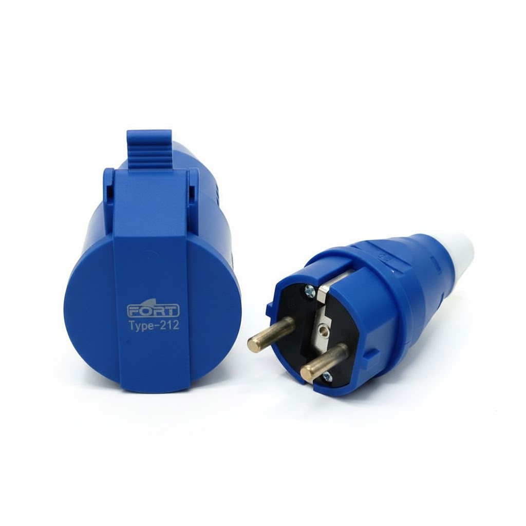 Industrial Plug 2 Pole Fort CEE 012 (2P, 16A) 250V