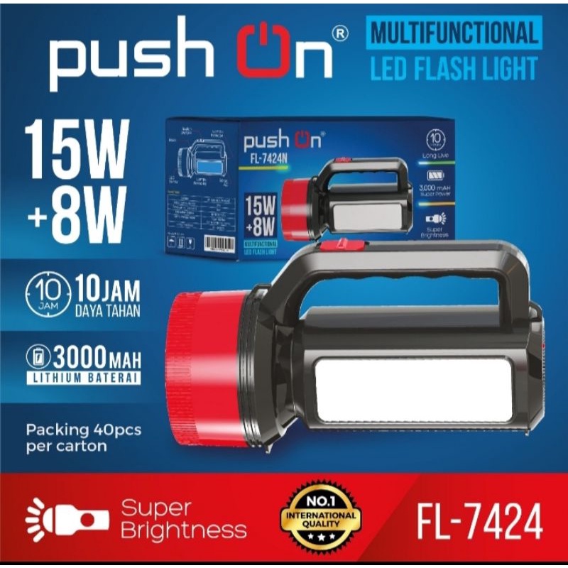 Senter Push On FL 7424N