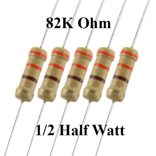 Resistor 1/2 Watt 82K Ohm