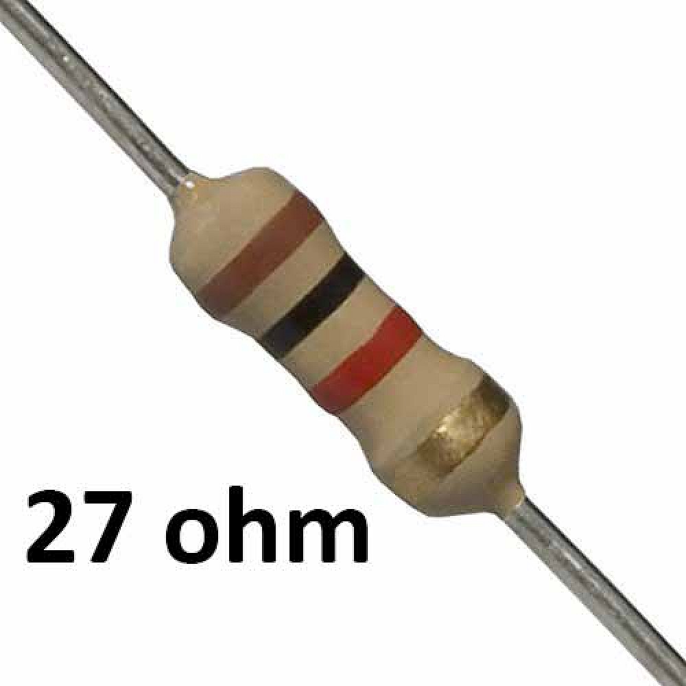 Resistor 1/2 Watt 27 Ohm