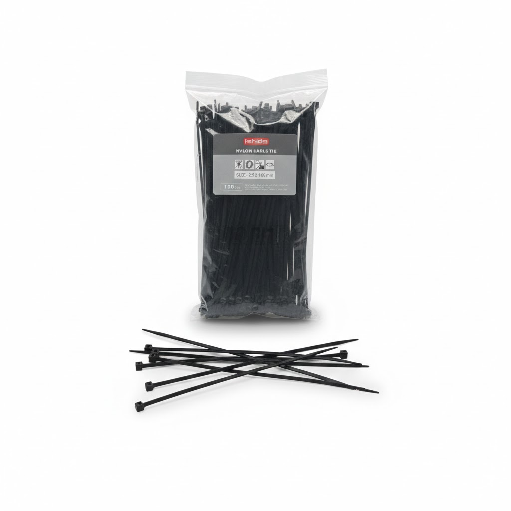 Kabel Ties Dexicon 4,8x 400 Hitam