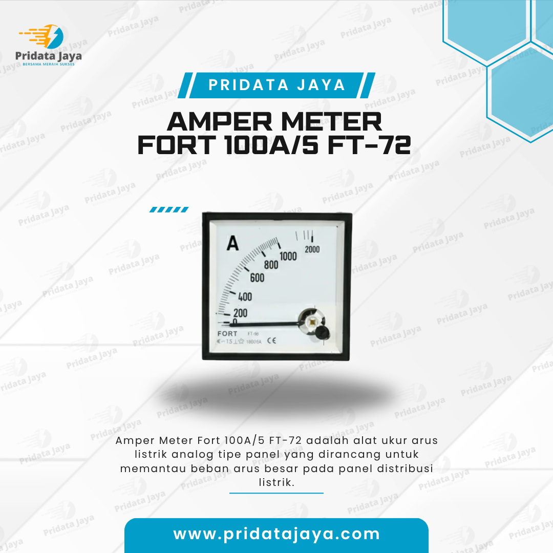 Amper Meter Fort 100A/5 FT-72