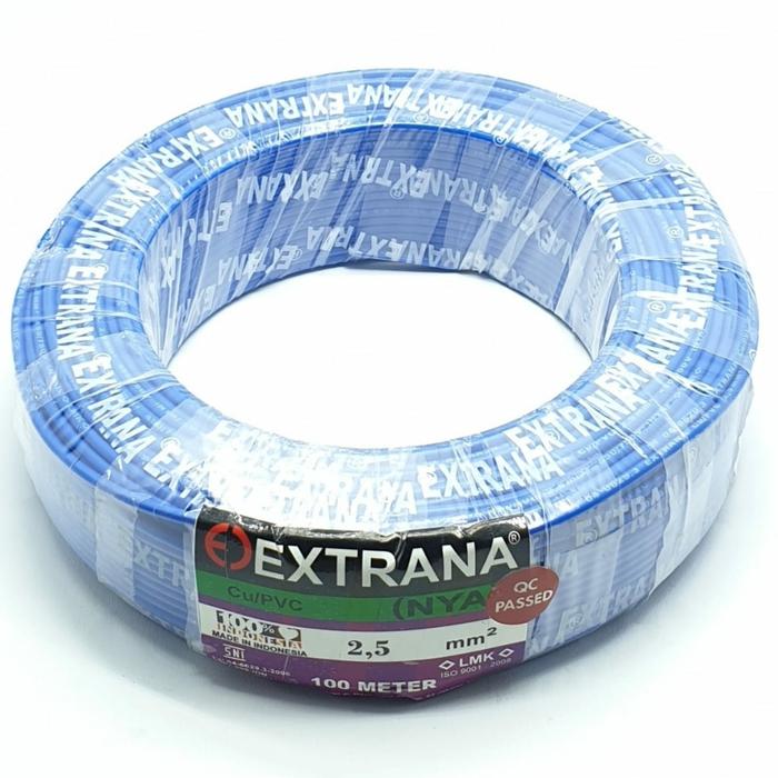 Kabel Extrana NYA 2,5 50m Biru