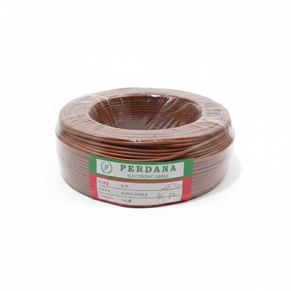 Kabel Perdana AWG 0,75 Coklat 100m