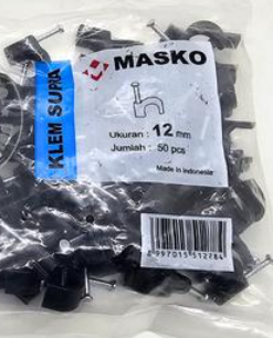 Klem Masko Supra Hitam No 12