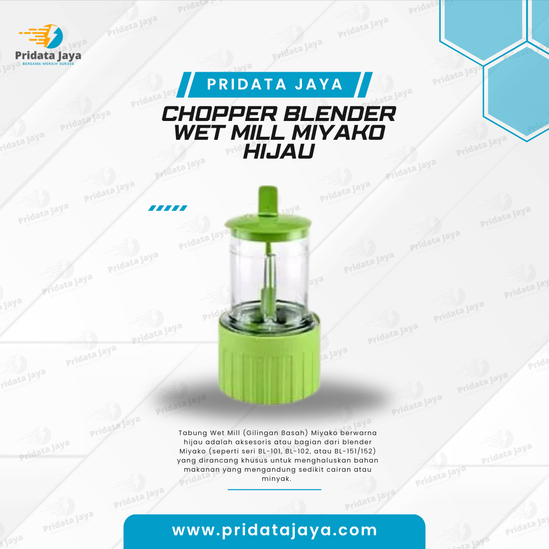 Chopper Blender Wet Mill Miyako Hijau
