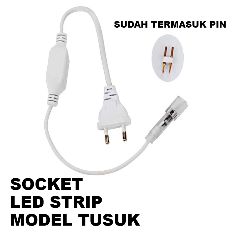 Kabel Adaptor Led Strip Tusuk