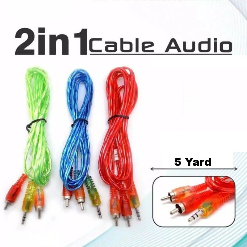 Kabel Aux 2-1 Trans 5y Kingever