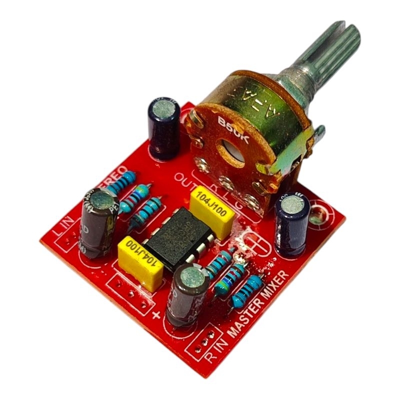 Kit Driver Stereo Master Mixer 1 Pot Mega