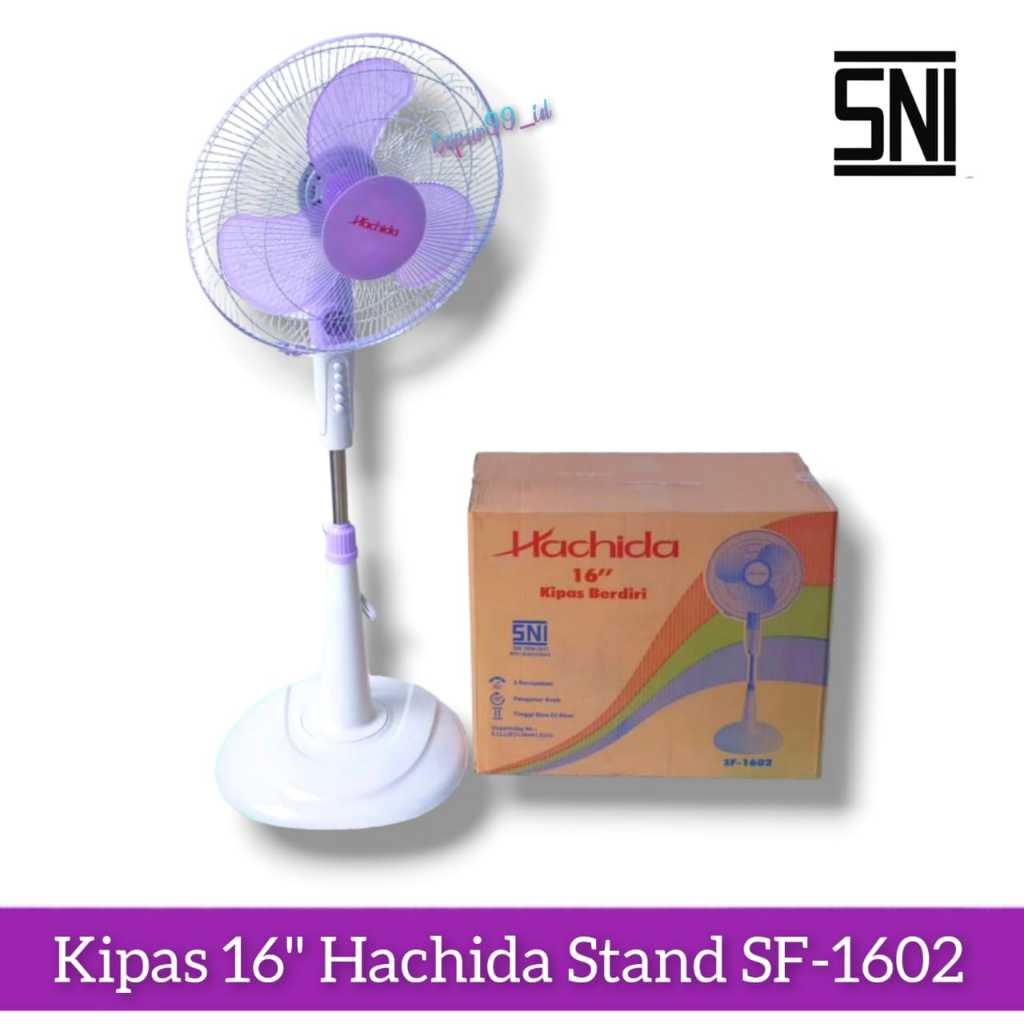 Kipas Hachida Stand Fan 1602 Putih