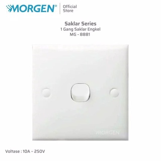 Saklar Morgen 1 Gang IB MG-8881