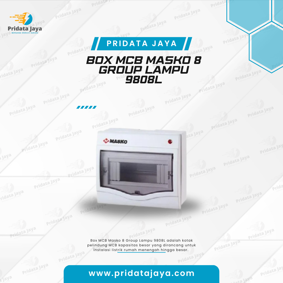 Box MCB Masko 8 Group Lampu 9808L