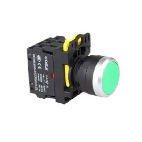 Push Button Fort LA115-A5-10 FLUSH-NO LED (Green)