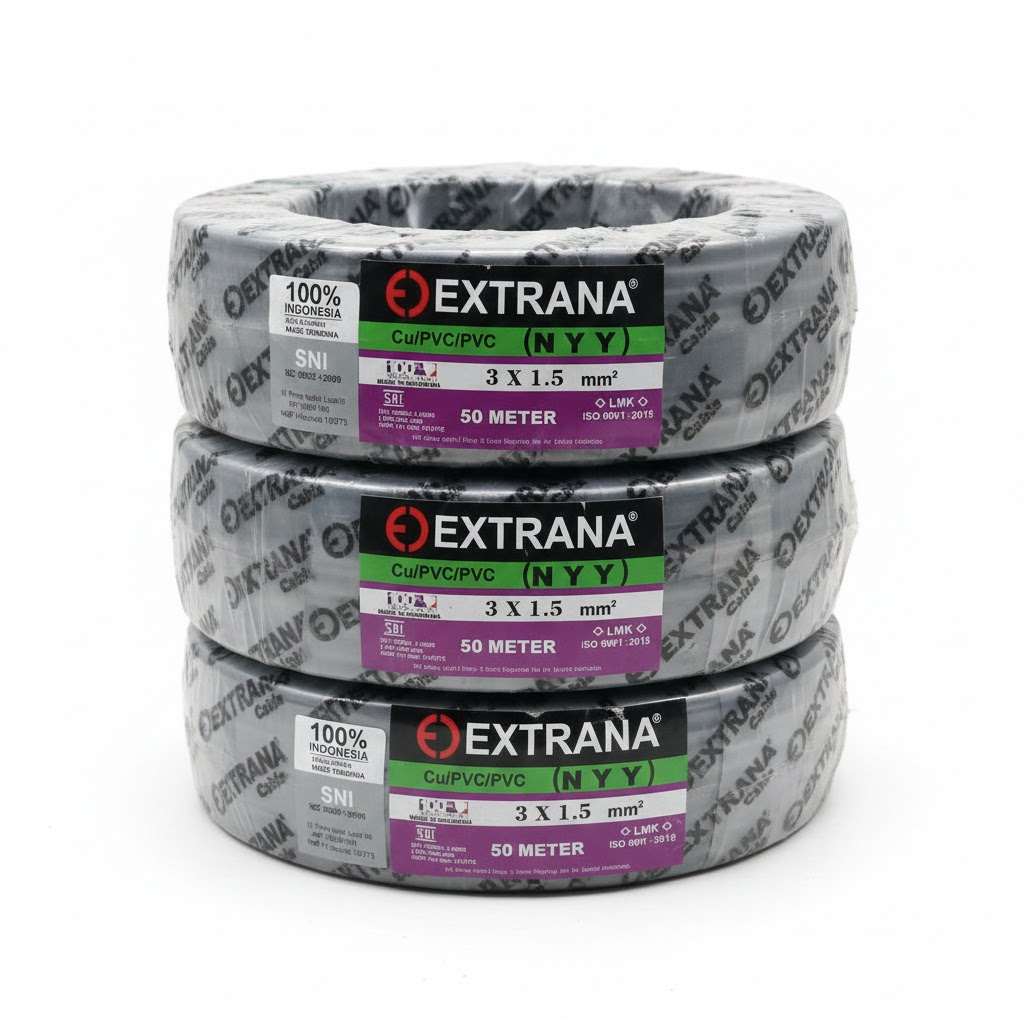 Kabel Extrana NYY 3x 1,5 Ecer/m