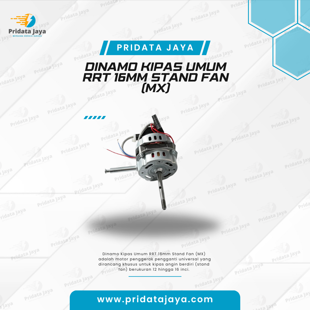 Dinamo Kipas Umum RRT 16mm Stand Fan (MX)
