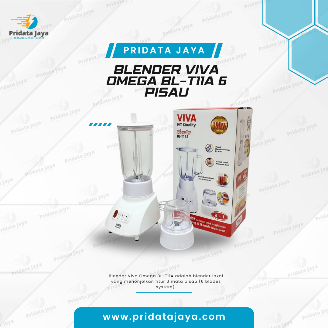 Blender Viva Omega BL-T11A 6 Pisau