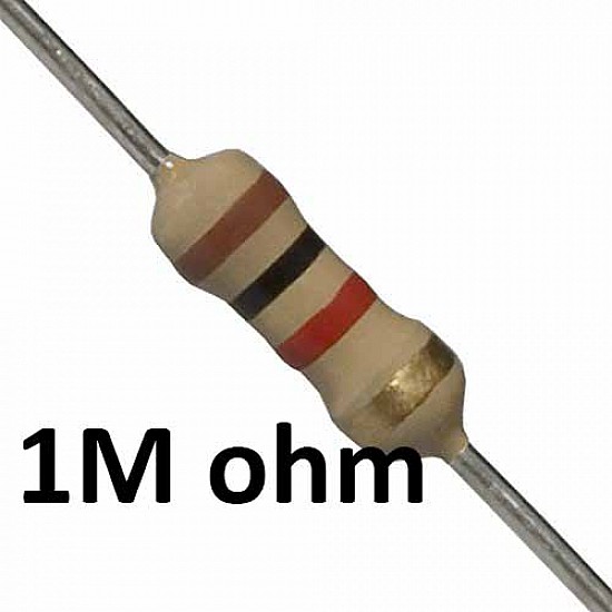 Resistor 1/2 Watt 1M Ohm
