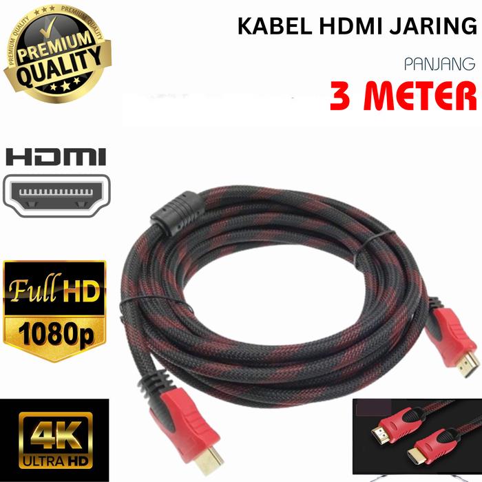 Kabel HDMI Jaring 3m