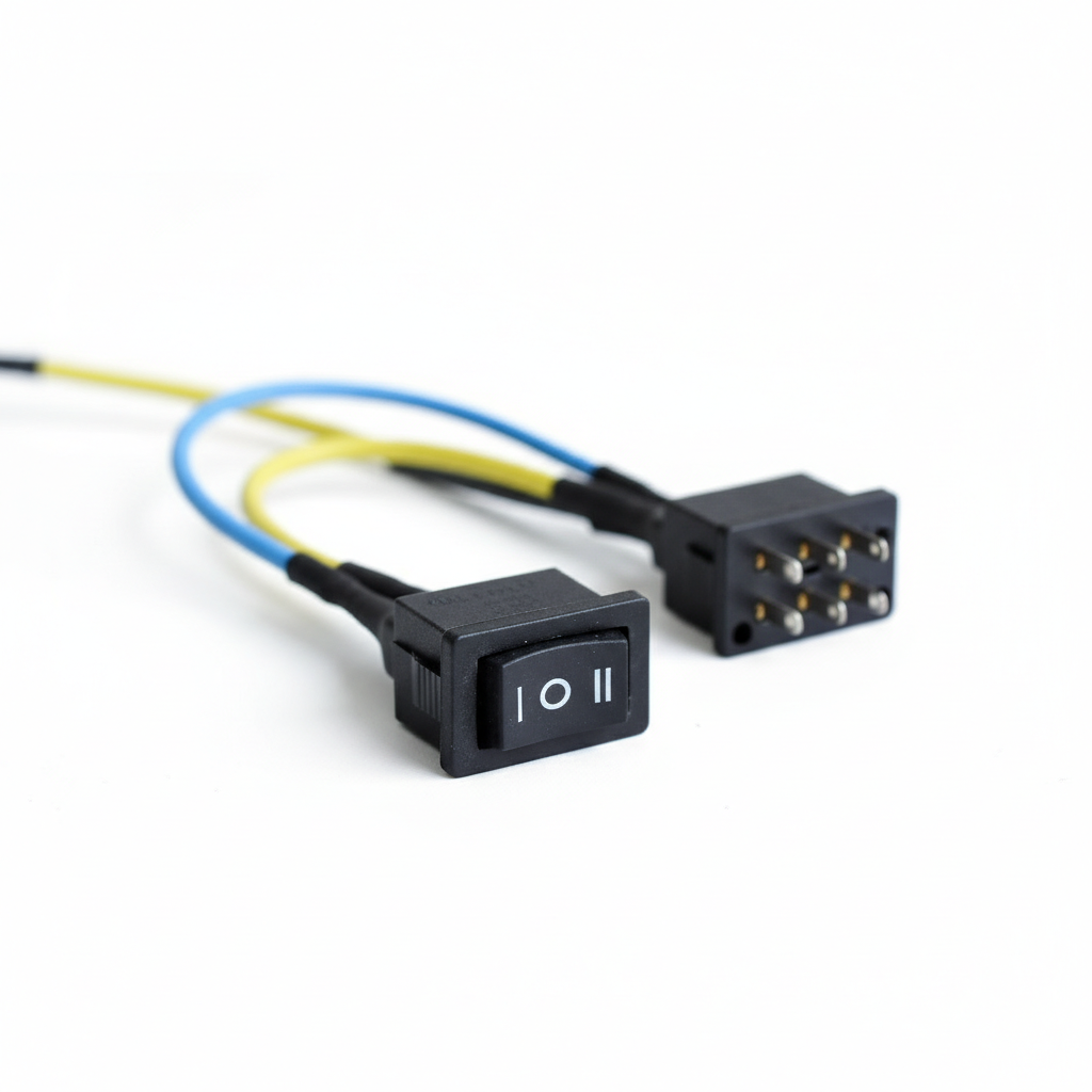 Switch Hitam Kecil On Off On