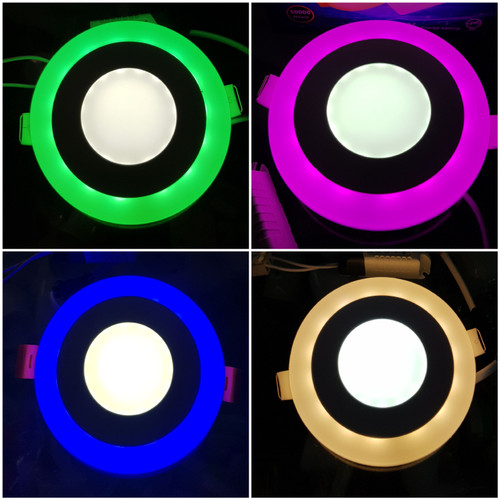 Downlight Lanbo IB 3+3w Bulat (Putih-Kuning)