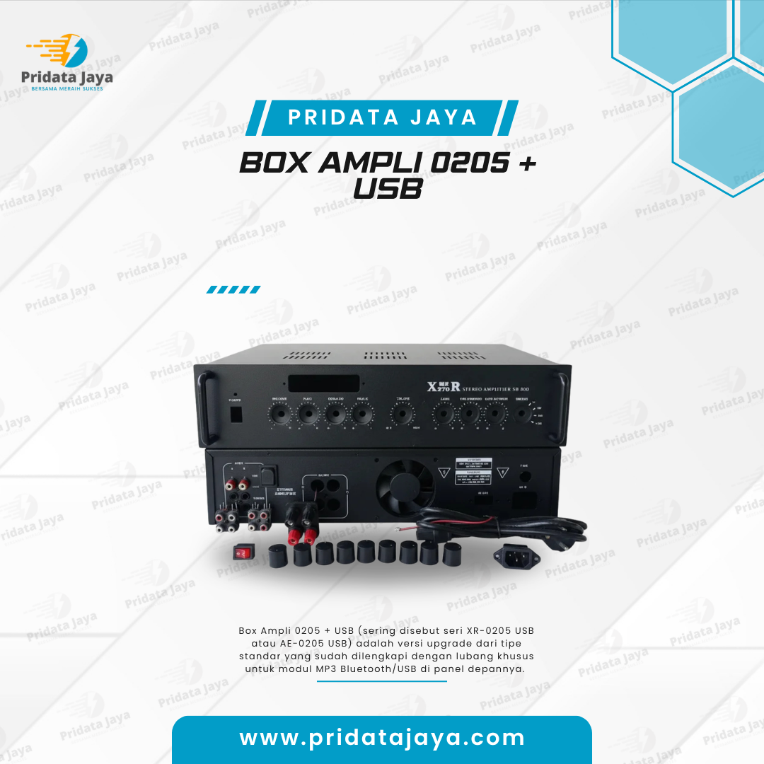 Box Ampli 0205 + Usb