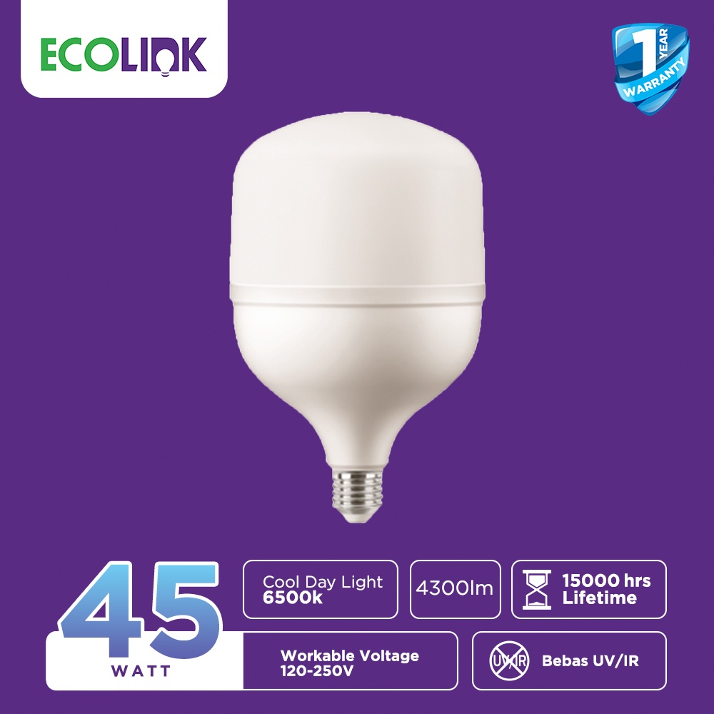 Led Ecolink 45w Putih