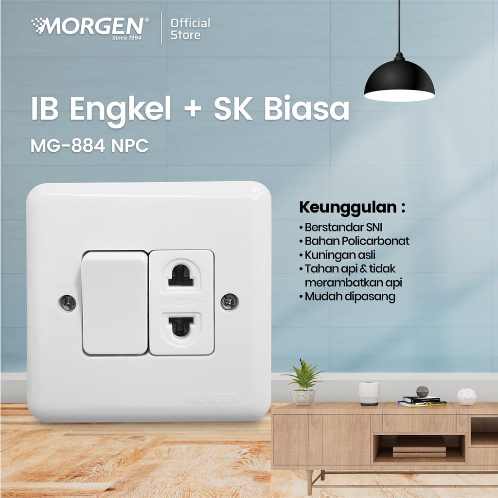 Saklar Morgen Engkel + S/K IB MG-884NPC