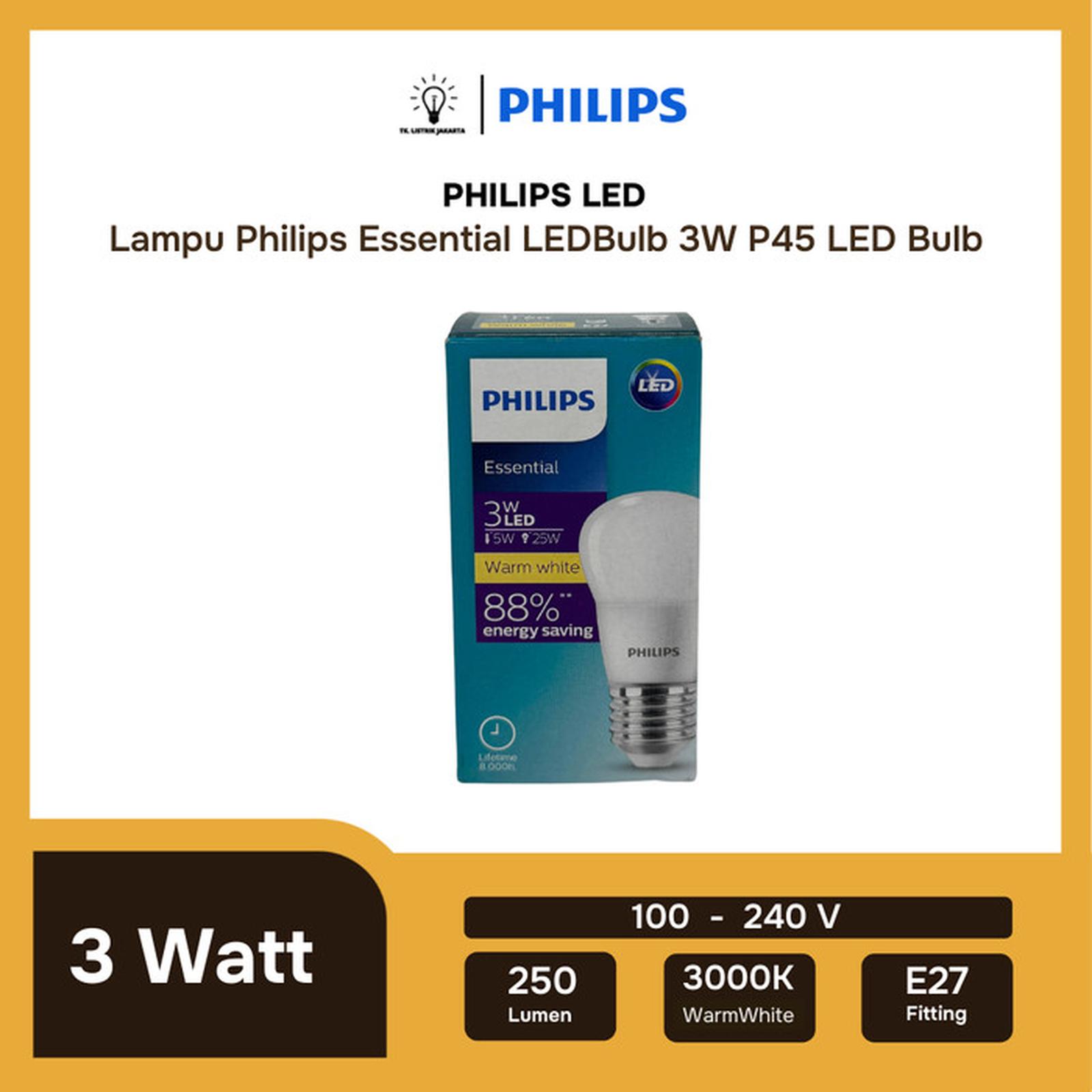 Led Philips Ess 3w Kuning