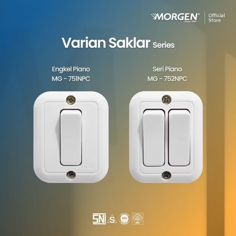 Saklar Morgen Engkel OB Piano MG-751NPC