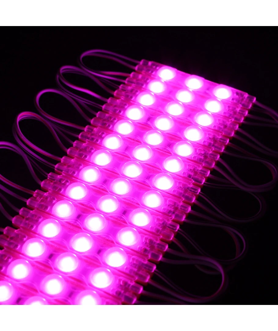 Led Modul 1 Lensa Besar Pink