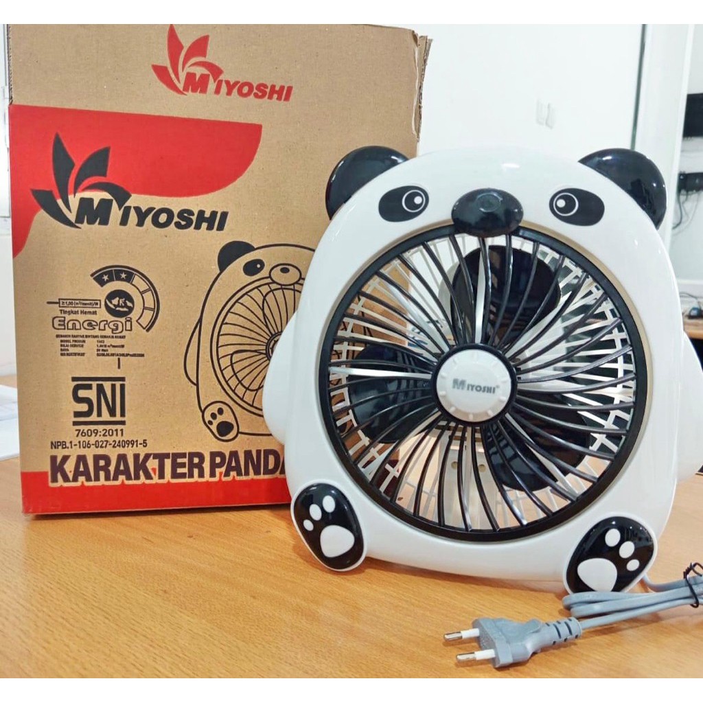 Kipas Miyoshi Box Fan Karakter Panda