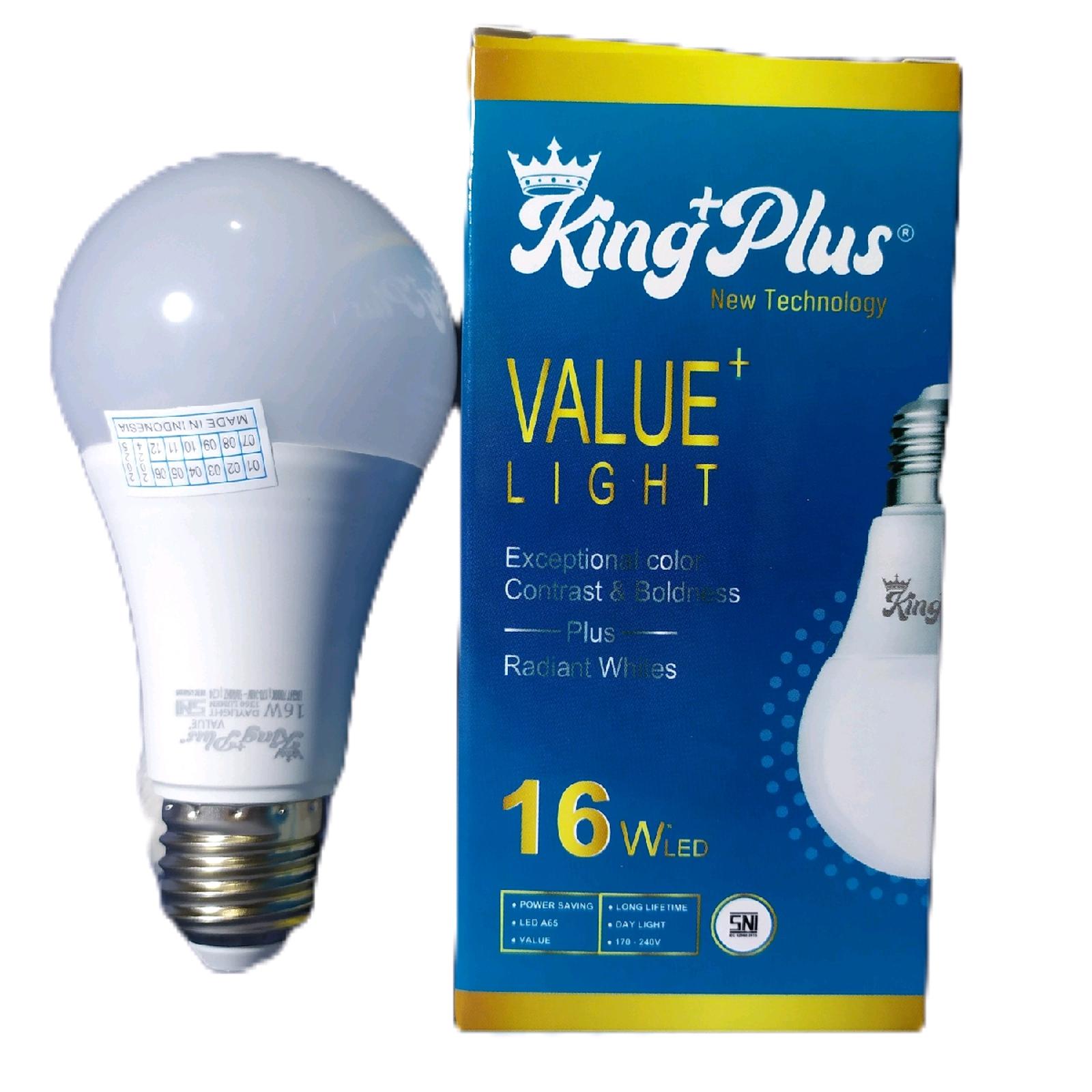 Led King Plus Value+ A-Bulb 16w 7000K