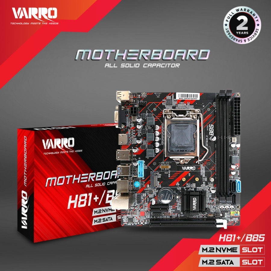 Motherboard Varro H81 NVME