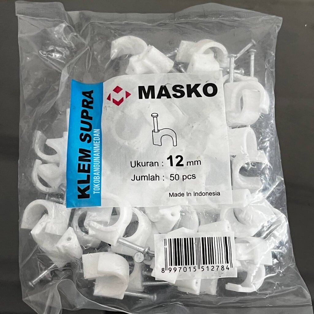 Klem Masko Supra Putih No 12