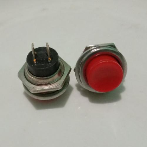 Switch Push On/Bell Bulat Merah Besar