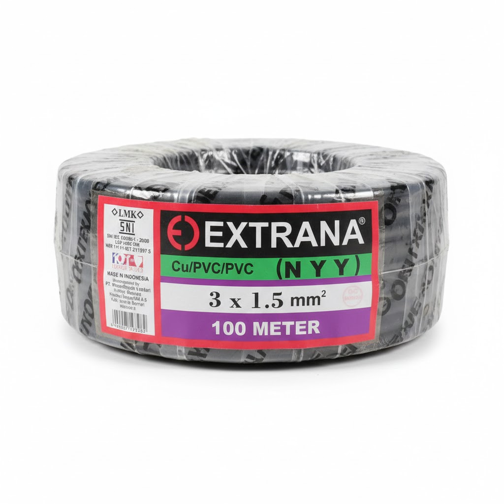 Kabel Extrana NYY 3x 1,5 100m