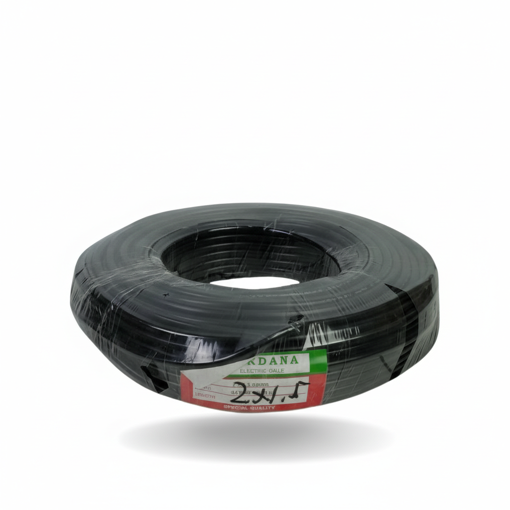 Kabel Perdana Audio Hitam 2x 1,5 100m