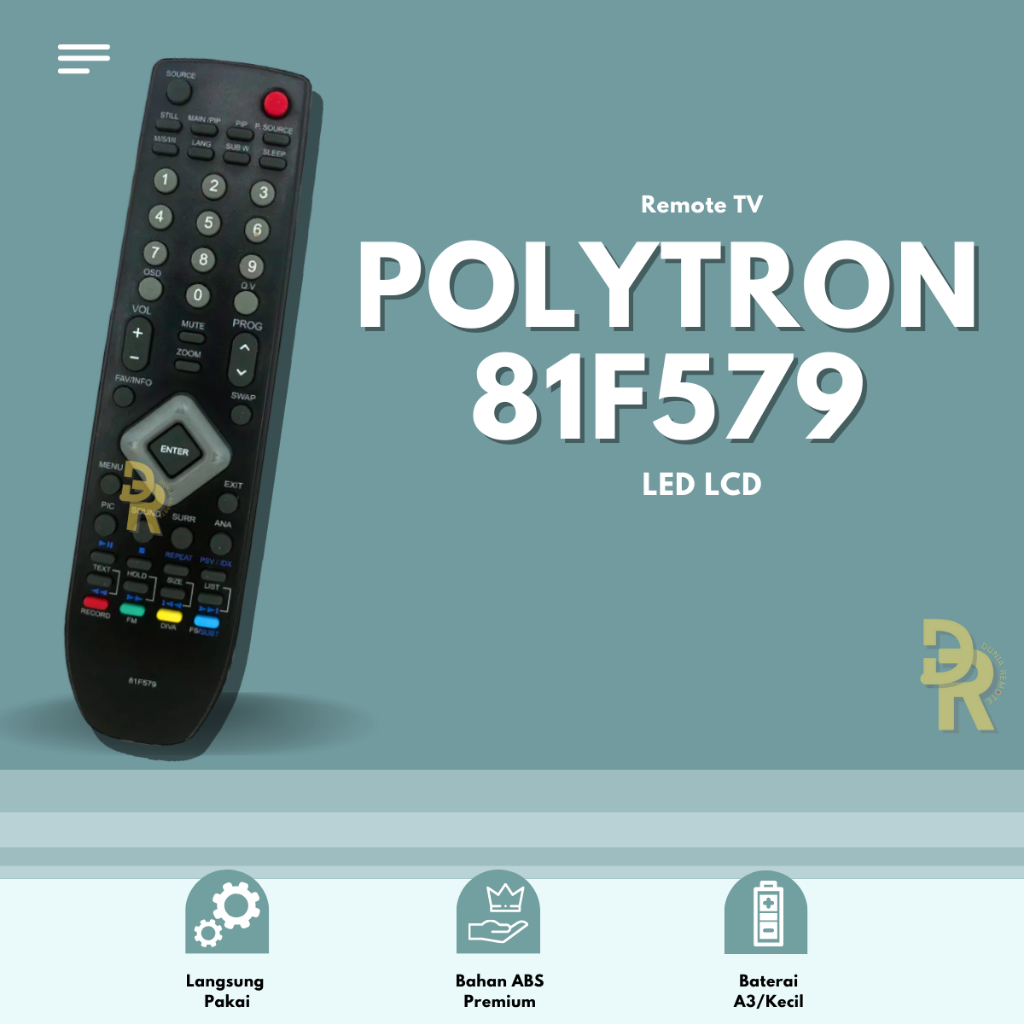 Remote TV Polytron LED 81f579