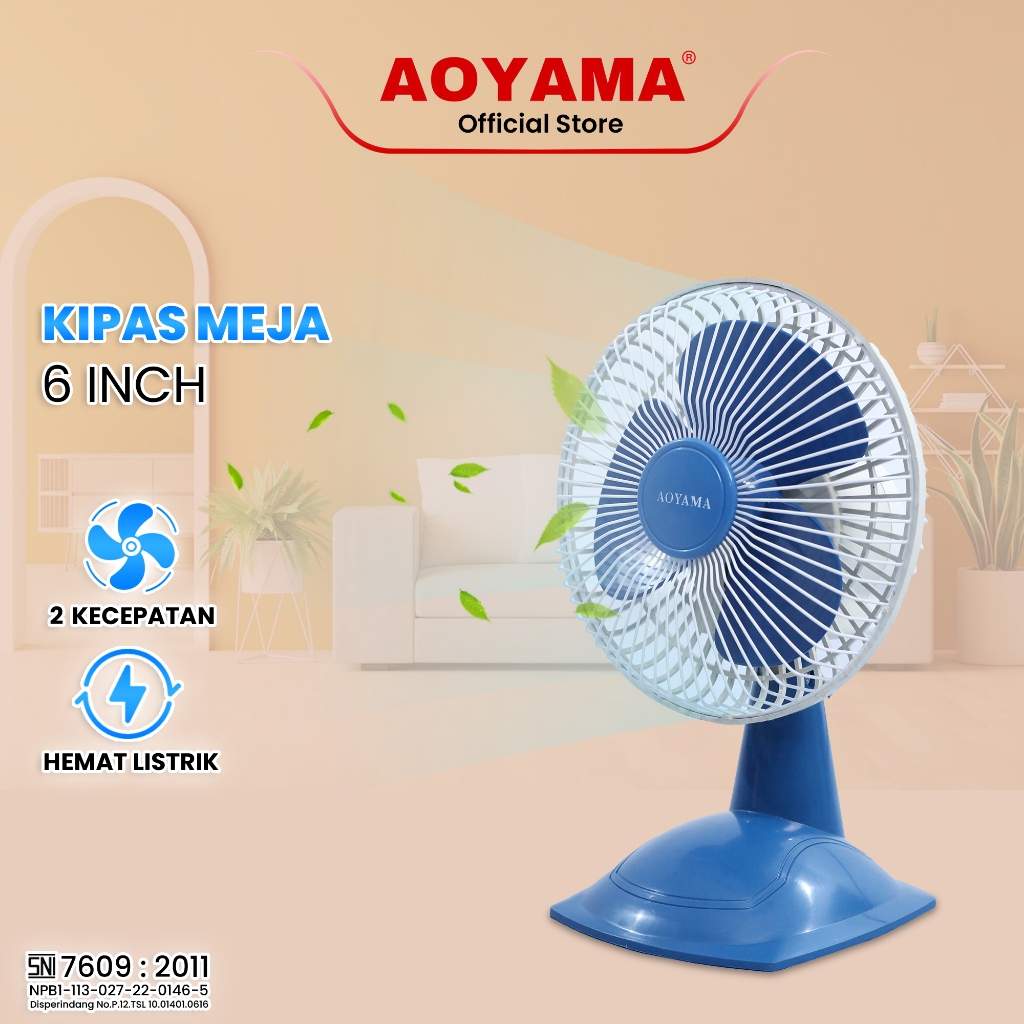 Kipas Aoyama Meja 6'