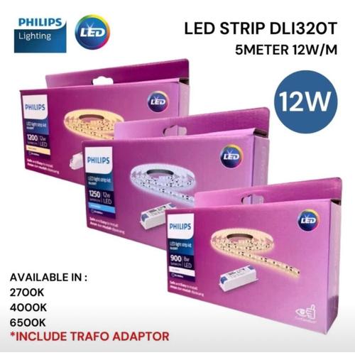 Led Strip Philips DLI320T 5m 12w 24v 4000k + Trafo