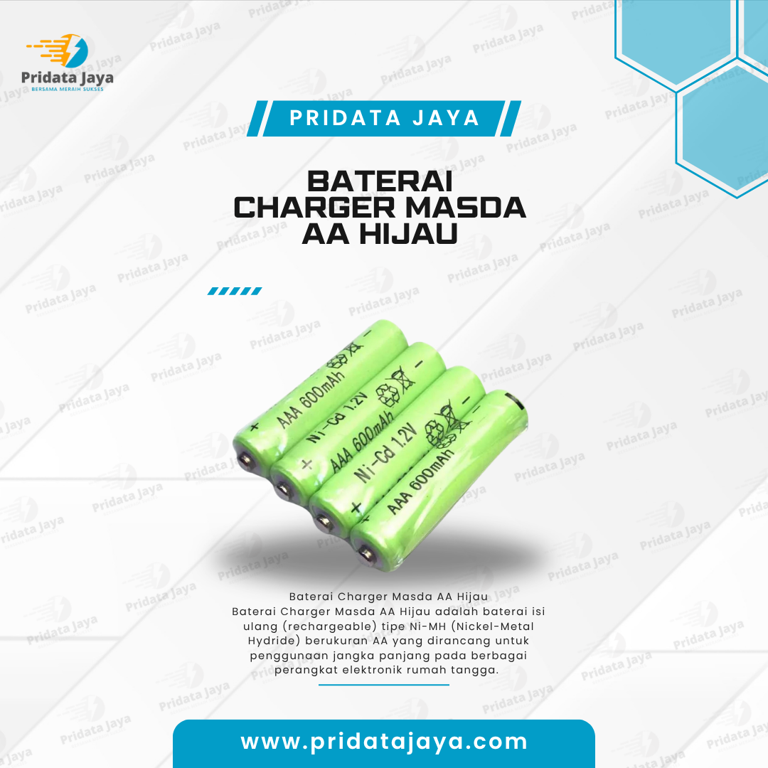 Baterai Charger Masda AA Hijau