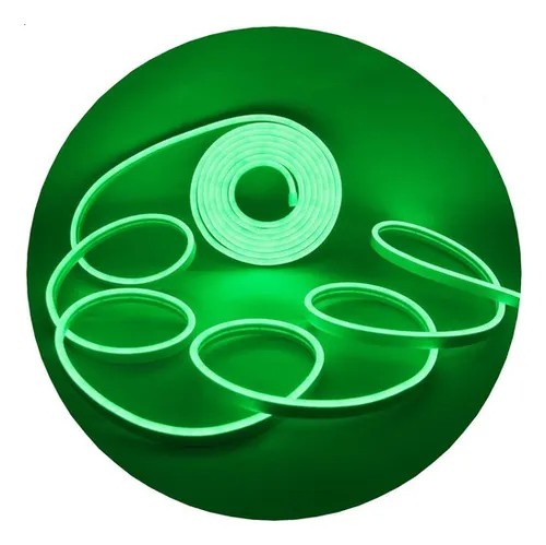 Led Neon Flex Pioline 2835 12v 5y Hijau