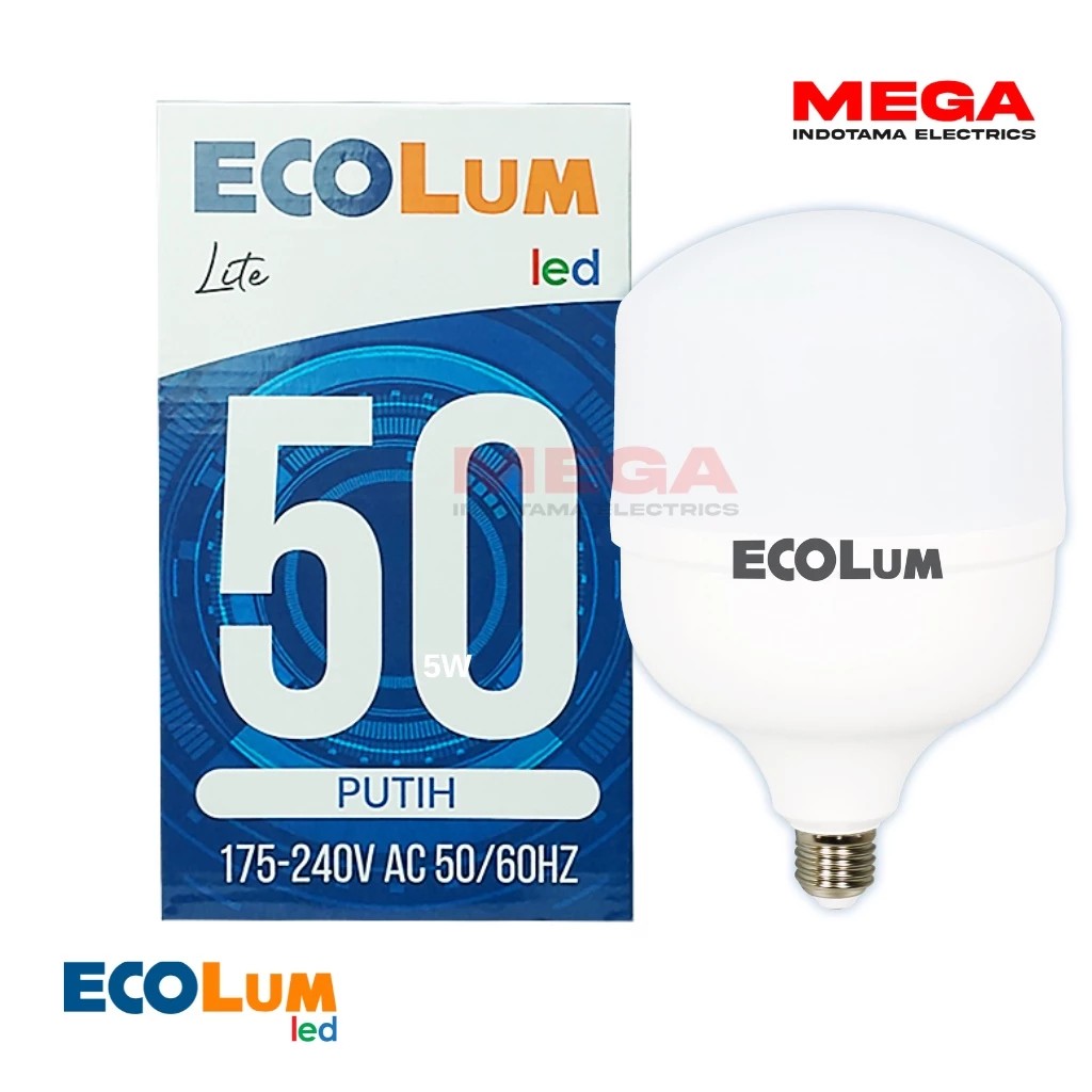 Led Ecolum Lite Kapsul 50w Putih