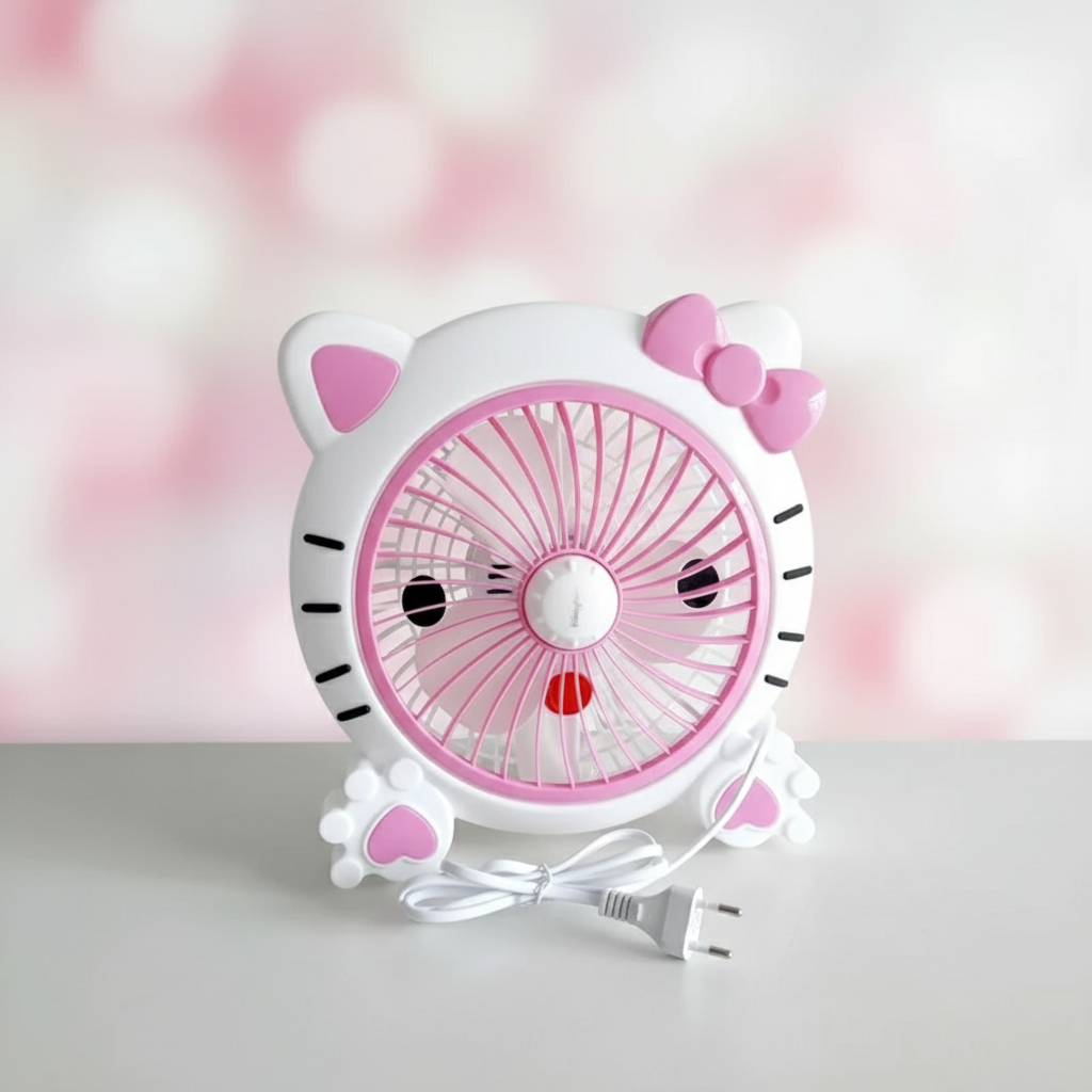 Kipas Miyoshi Meja Karakter Hello Kitty 9'
